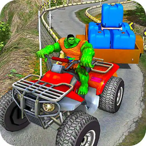 Play Superhero Cargo Delivery Transporter Bike 3D APK