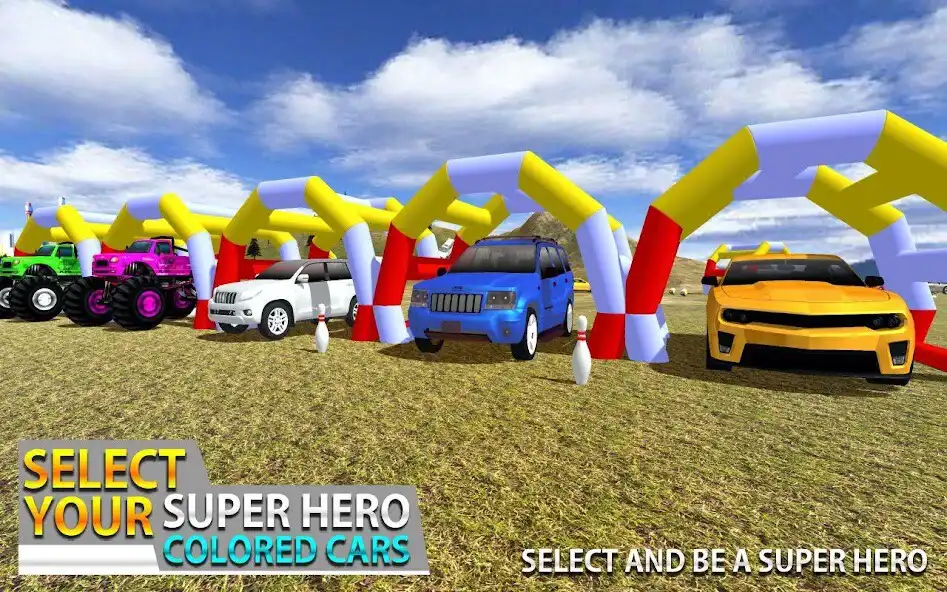 Play superhero cars stunt impossible drive as an online game superhero cars stunt impossible drive with UptoPlay