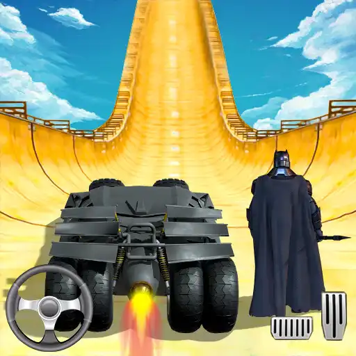 Play Superhero Car Stunts Racing APK