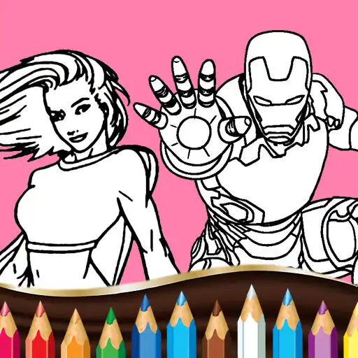 Play Super Hero Cartoons Coloring APK Play Super Hero Cartoons Coloring APK