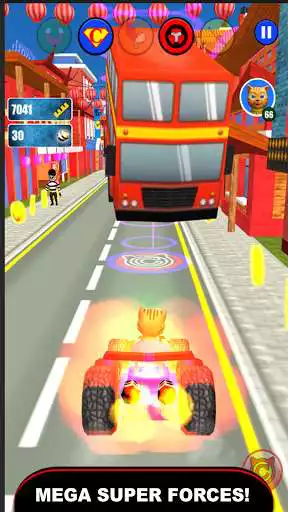 Play Super Hero Cat Run Play Super Hero Cat Run