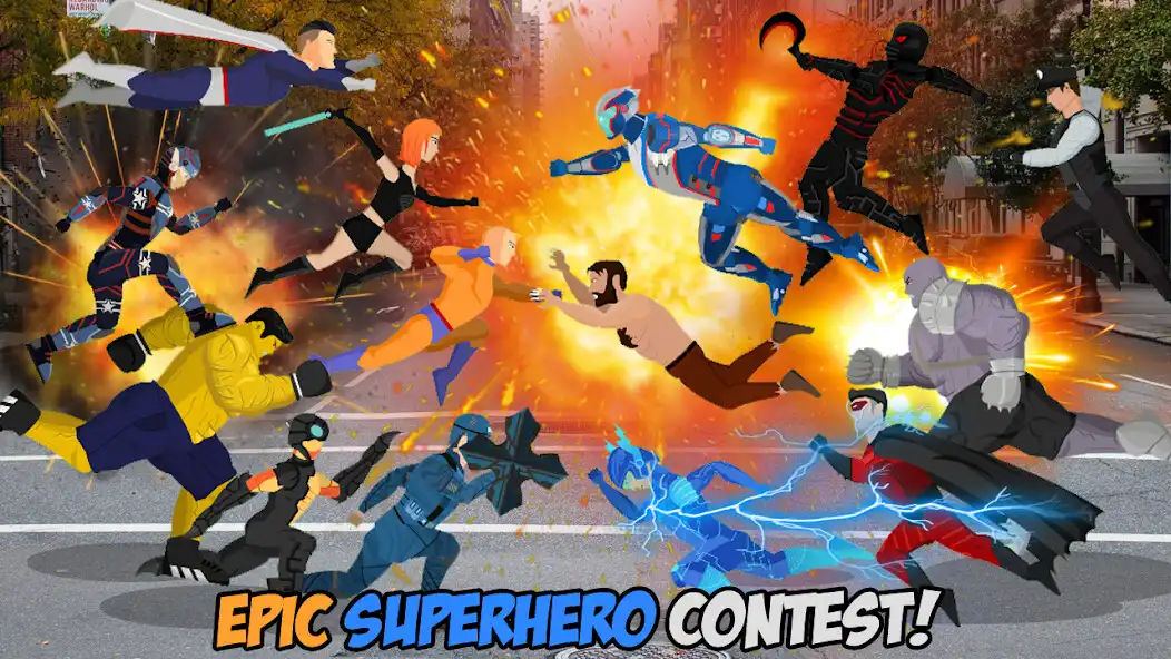 Play Superhero Champions: Street Contest  and enjoy Superhero Champions: Street Contest with UptoPlay