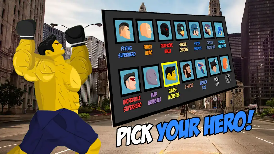 Play Superhero Champions: Street Contest as an online game Superhero Champions: Street Contest with UptoPlay
