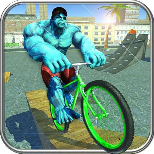 Free play online Superhero City Cycle - Incredible Race  APK