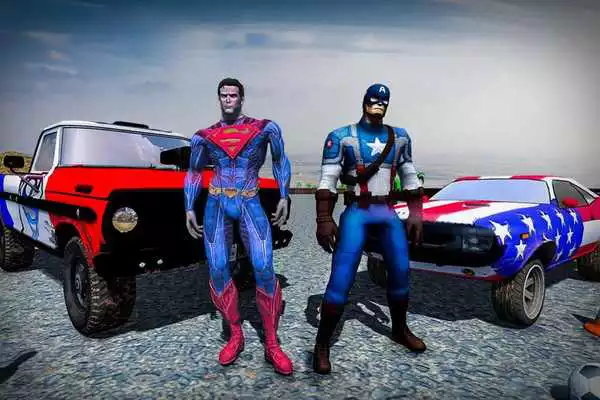 Play Superhero Color Car Stunt Race Adventure Play Superhero Color Car Stunt Race Adventure