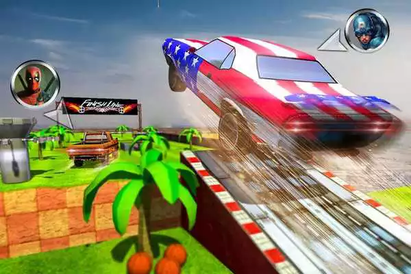 Play Superhero Color Car Stunt Race Adventure Play Superhero Color Car Stunt Race Adventure