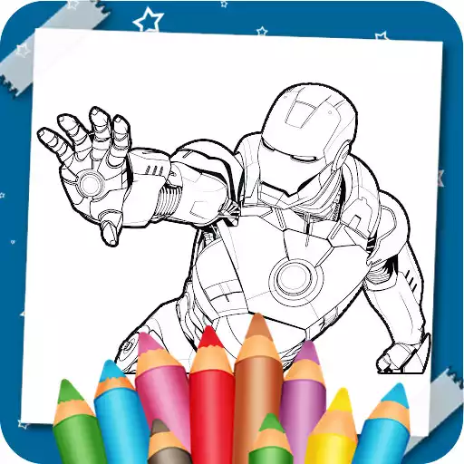 Play Superhero Coloring Book APK Play Superhero Coloring Book APK