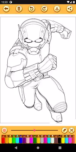 Play Superhero Coloring Book  and enjoy Superhero Coloring Book with UptoPlay