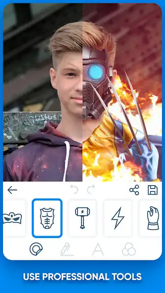 Play Superhero Costume Creator as an online game Superhero Costume Creator with UptoPlay
