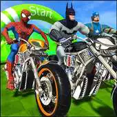 Free play online Superheroes Bike Racing Downhill APK Free play online Superheroes Bike Racing Downhill APK