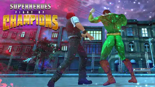 Play Superheroes Fight of Champions as an online game Superheroes Fight of Champions with UptoPlay