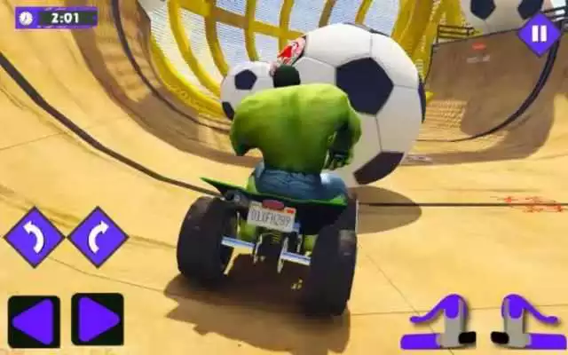 Play Superheroes Pro ATV Quad Racing
