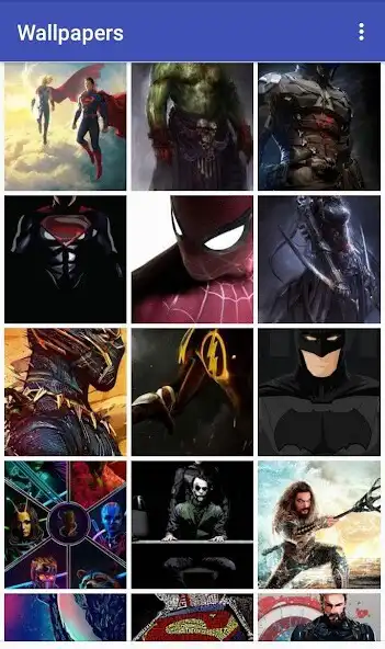 Play Superheroes Wallpaper as an online game Superheroes Wallpaper with UptoPlay