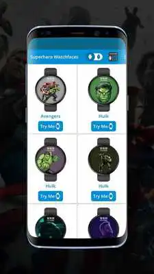 Play Superheroes Watchfaces for Android Wear OS Play Superheroes Watchfaces for Android Wear OS