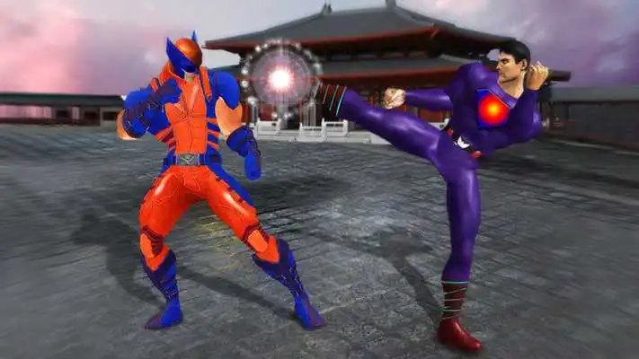 Play Superheroes Wrestling Battleship Arena Ring Fight