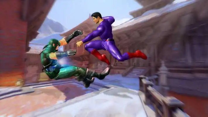 Play Superheroes Wrestling Battleship Arena Ring Fight