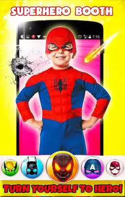 Play Superhero Face Mask Photo Editor