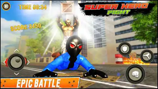 Play Super Hero fight game : spider boy fighting games as an online game Super Hero fight game : spider boy fighting games with UptoPlay