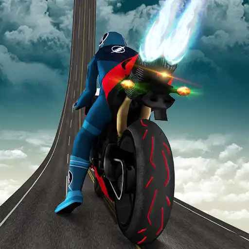 Play Super hero Flash bike game mega Ramp APK