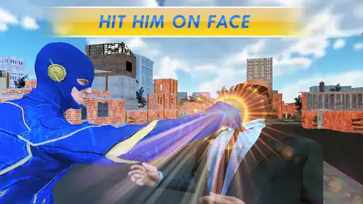 Play Superhero Flying flash hero game 2020 as an online game Superhero Flying flash hero game 2020 with UptoPlay