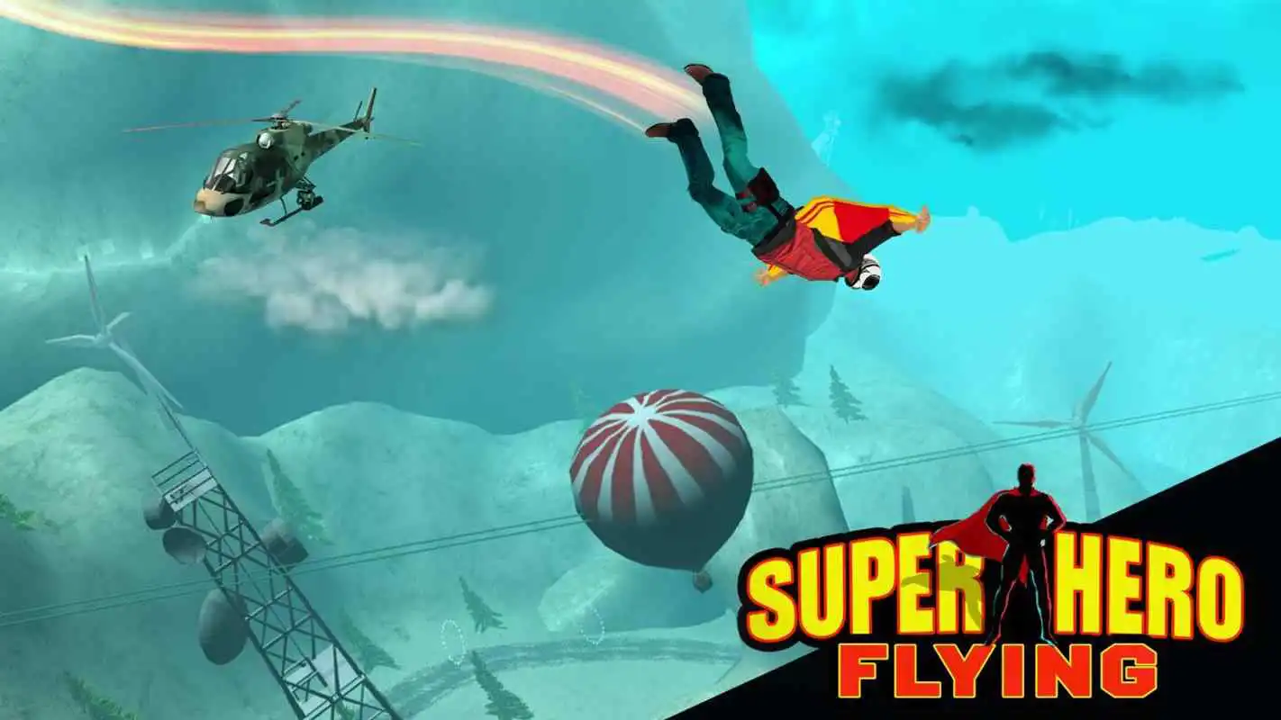 Play Super Hero Flying Play Super Hero Flying