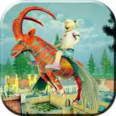 Free play online Super Hero Goat Evolution : Simulator APK