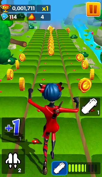 Play Super hero Kagami Tsurugi Run as an online game Super hero Kagami Tsurugi Run with UptoPlay