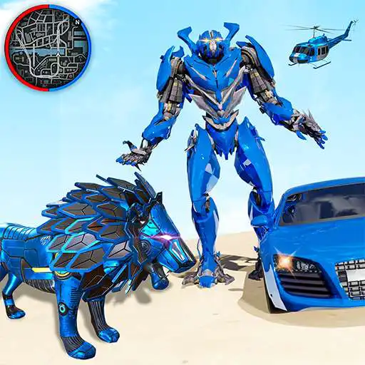 Play Superhero Lion Robot Transform APK