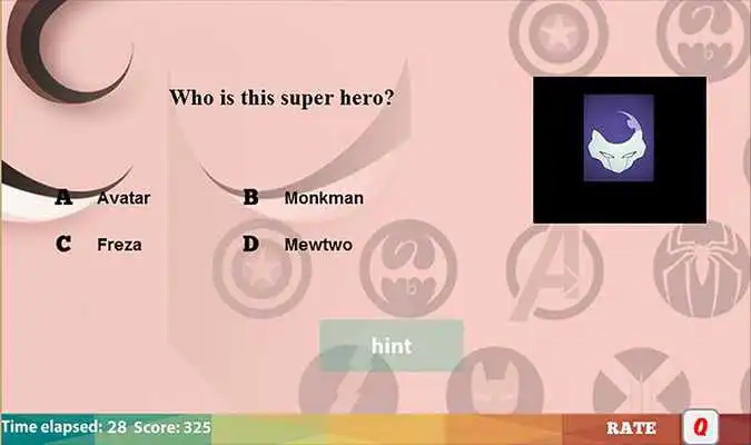 Play Superhero Logo Quiz as an online game Superhero Logo Quiz with UptoPlay