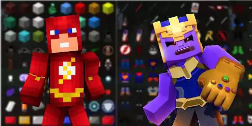 Play Superhero mods for Minecraft