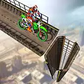 Free play online Superhero Motorbike Mega Ramp Race APK