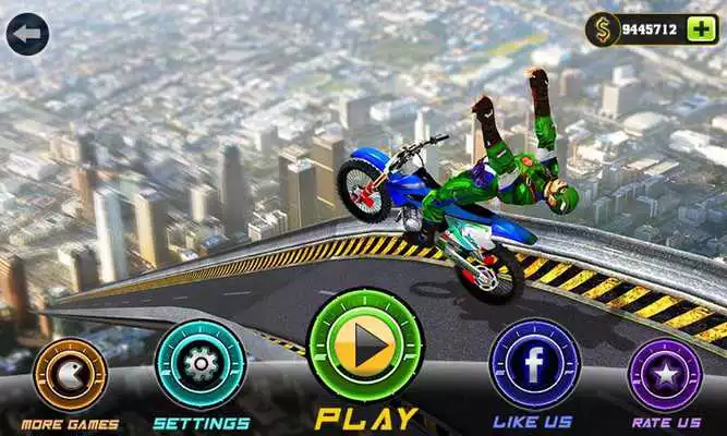 Play Superhero Motorbike Mega Ramp Race