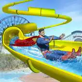 Free play online Superhero New Water Slide Game APK