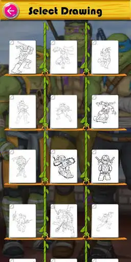 Play Superhero Ninja Coloring Book as an online game Superhero Ninja Coloring Book with UptoPlay