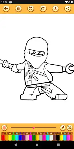 Play Superhero Ninja Coloring Pages  and enjoy Superhero Ninja Coloring Pages with UptoPlay