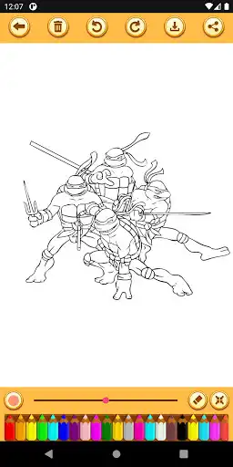 Play Superhero Ninja Coloring Pages as an online game Superhero Ninja Coloring Pages with UptoPlay