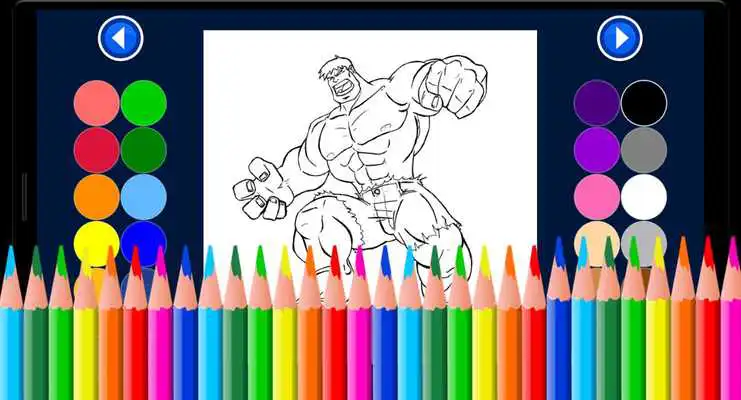 Play SuperHero  Princess ColorBook