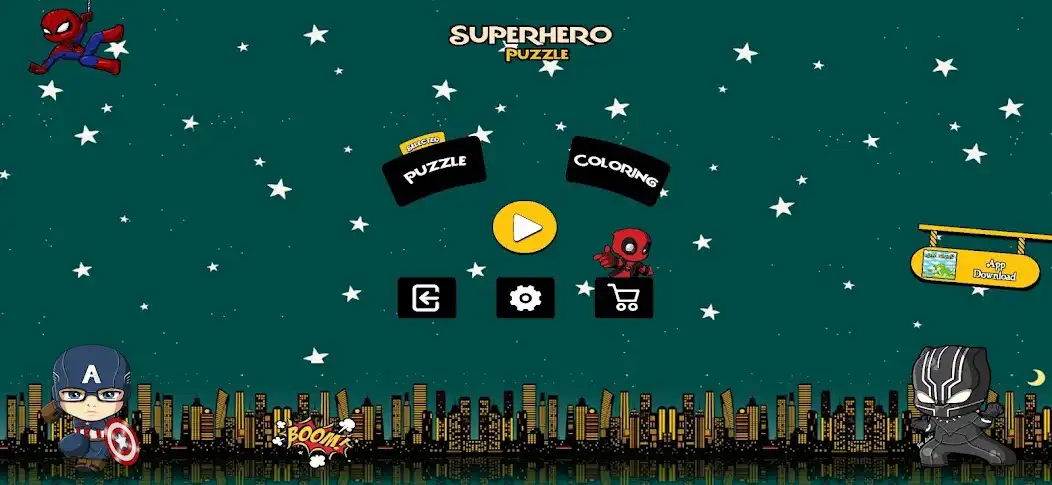 Play Superhero Puzzle  and enjoy Superhero Puzzle with UptoPlay