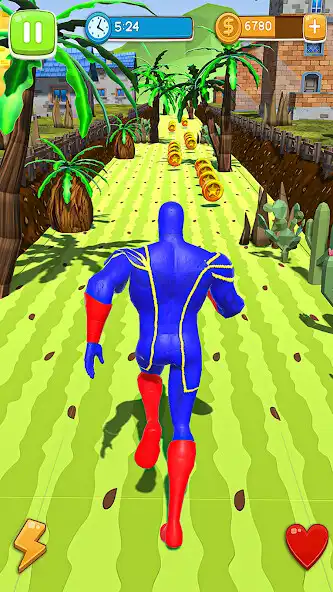 Play Superhero Runner - Speed Hero  and enjoy Superhero Runner - Speed Hero with UptoPlay
