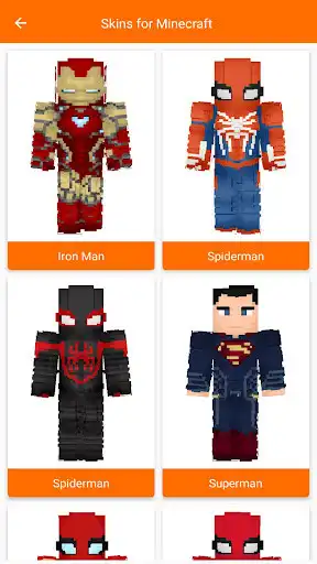 Play Superhero Skin for Minecraft  and enjoy Superhero Skin for Minecraft with UptoPlay