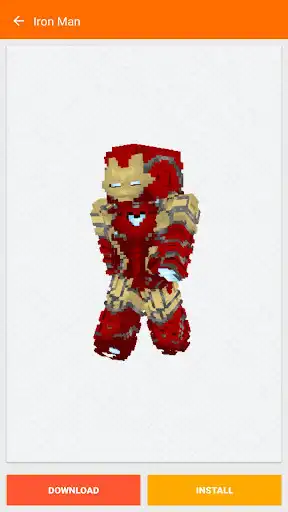 Play Superhero Skin for Minecraft as an online game Superhero Skin for Minecraft with UptoPlay