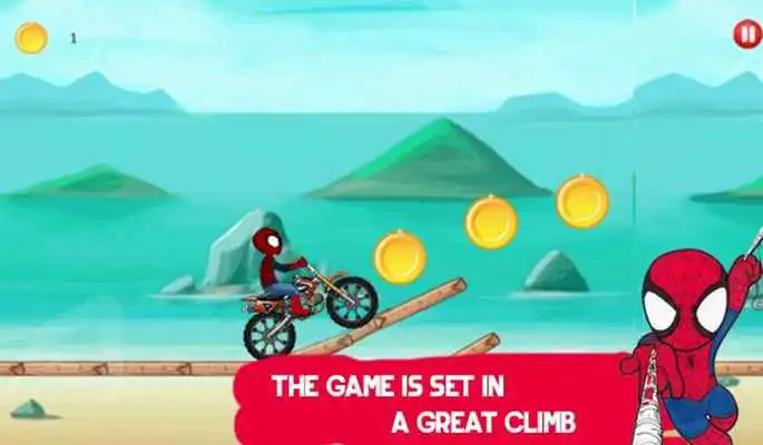 Play Super Hero spider Bike