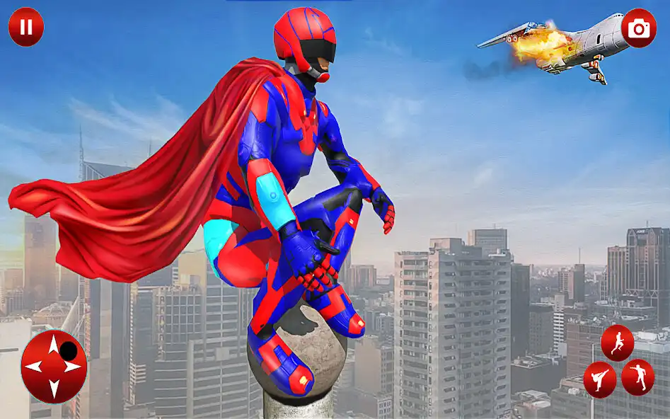Play Superhero Spider Rope Hero as an online game Superhero Spider Rope Hero with UptoPlay