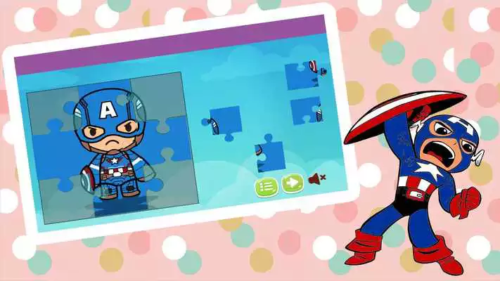 Play SuperHeros Puzzle For Learning