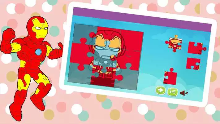 Play SuperHeros Puzzle For Learning