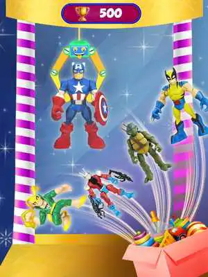 Play Superhero Toys Surprise Claw Machine