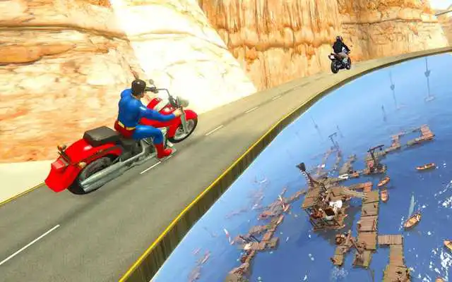 Play Superhero Trails Bike Stunt Driver Play Superhero Trails Bike Stunt Driver