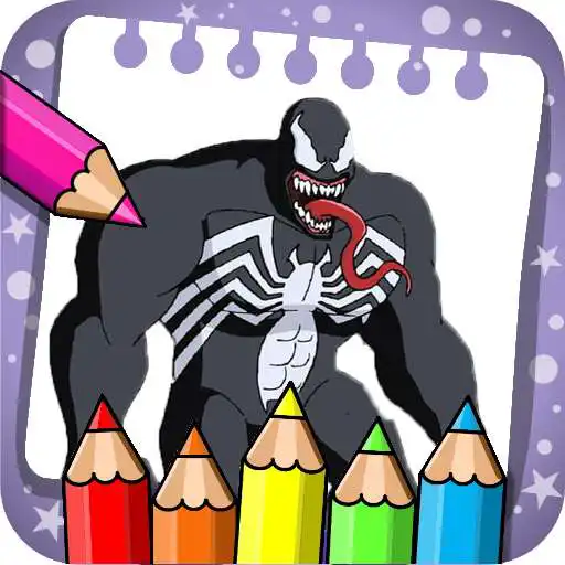 Play Superhero Venom coloring book APK Play Superhero Venom coloring book APK