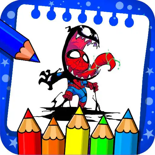 Play Superhero Venom coloring APK