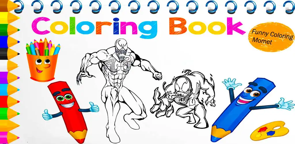 Play Superhero Venom coloring as an online game Superhero Venom coloring with UptoPlay